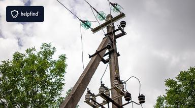 słup telekomunikacyjny na działce