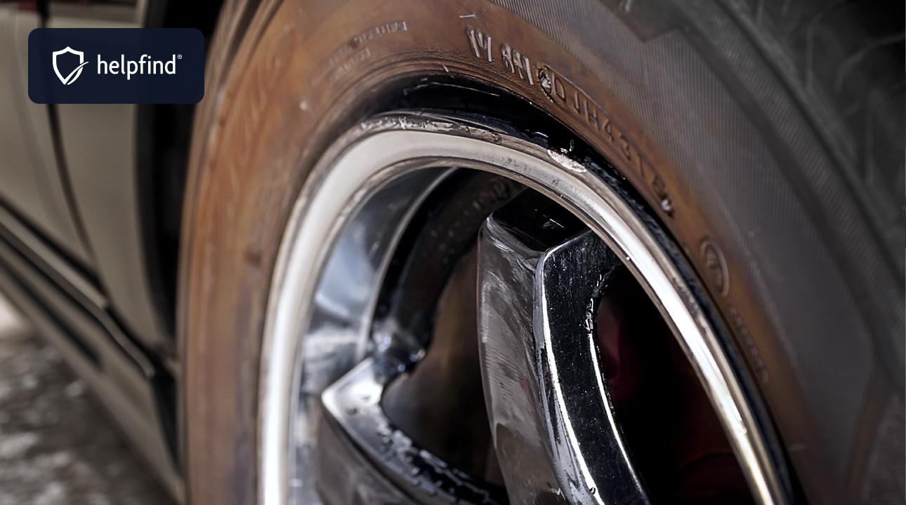 Uszkodzony rant felgi aluminiowej – odszkodowanie, dopłata