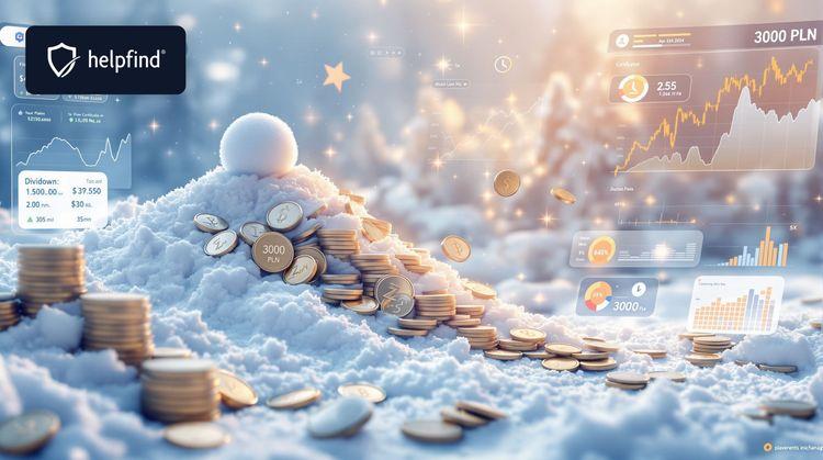 Śnieżna kula dywidend plan 3000 zł pasywny dochód jak zacząć inwestować efektywnie