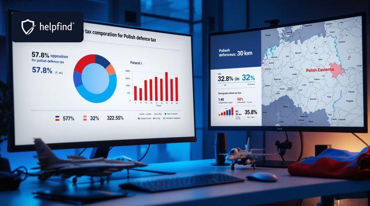 Sondaż o podatku na obronność w Polsce pokazuje brak poparcia dla nowego podatku