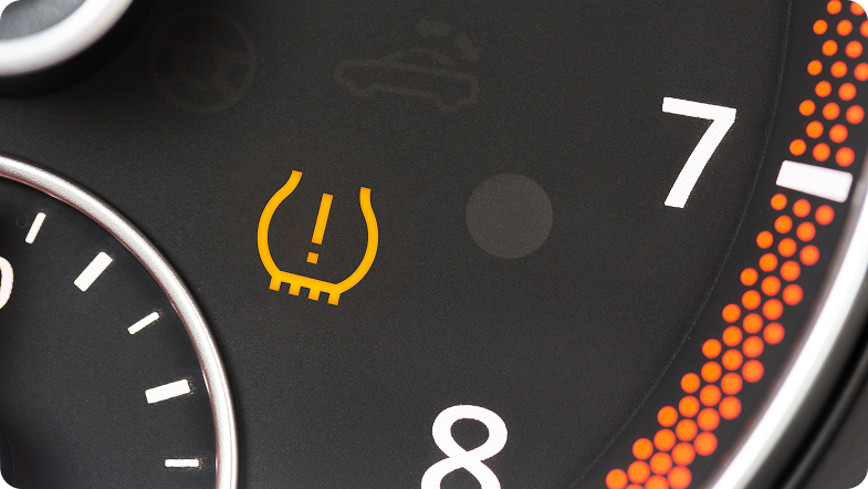 kontrolka ciśnienia w oponach