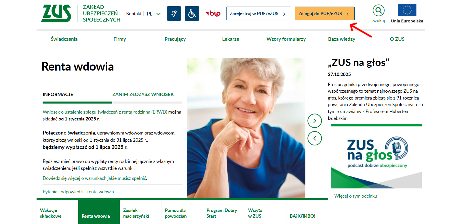 kopia decyzji o przyznaniu emerytury powszechnej