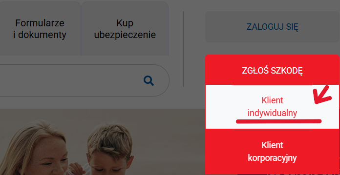 interrisk zgłoszenie szkody - klient indywidualny