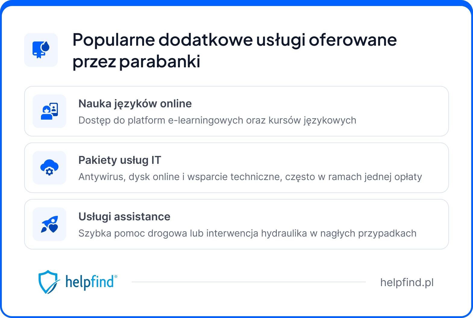 usługi dodatkowe vas