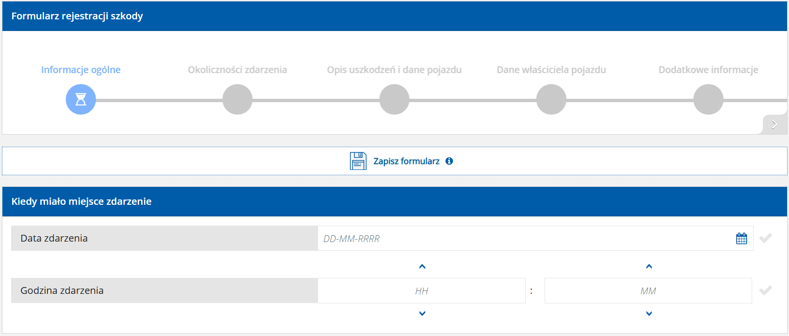 zgłoszenie szkody uniqa - uszkodzony pojazd w zdarzeniu komunikacyjnym