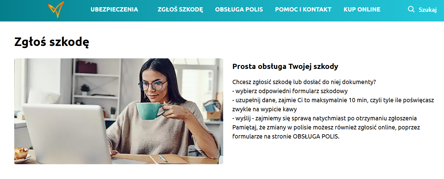 wiener zgłoszenie szkody