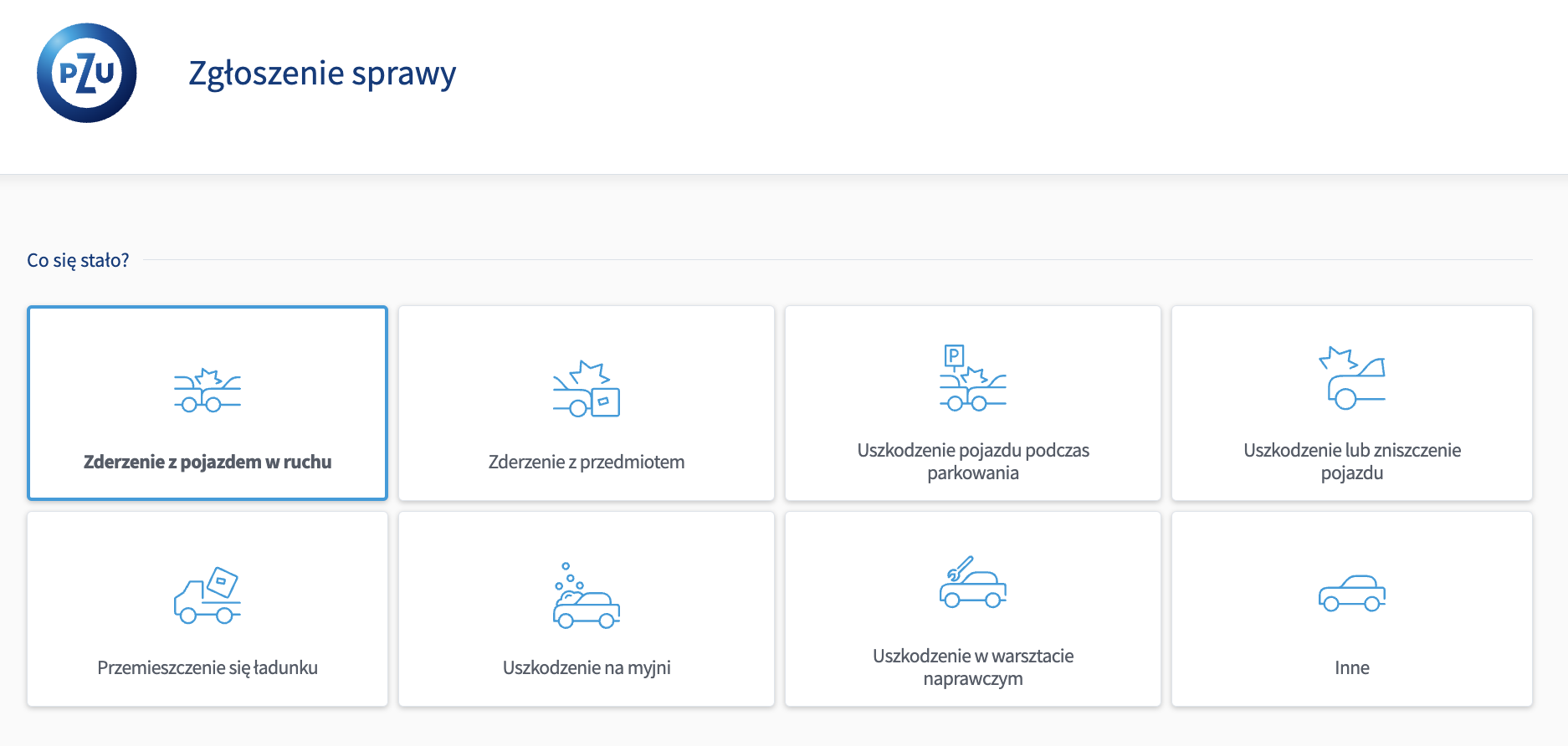 zgłoszenie szkody jakie zdarzenie
