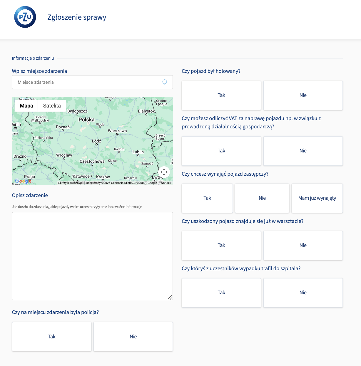 PZU zgłoszenie szkody – jakie dane o kolizji lub wypadku są potrzebne