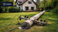 usunięcie słupa energetycznego z działki